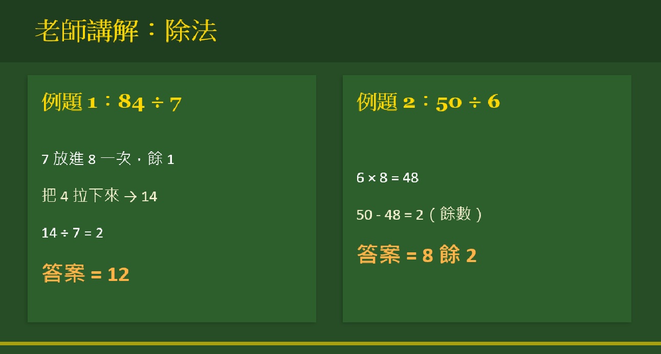 除法