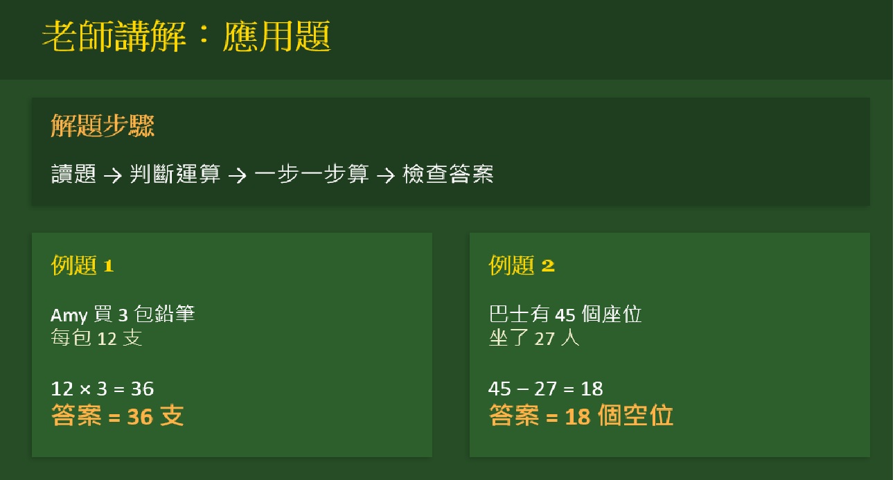 應用題